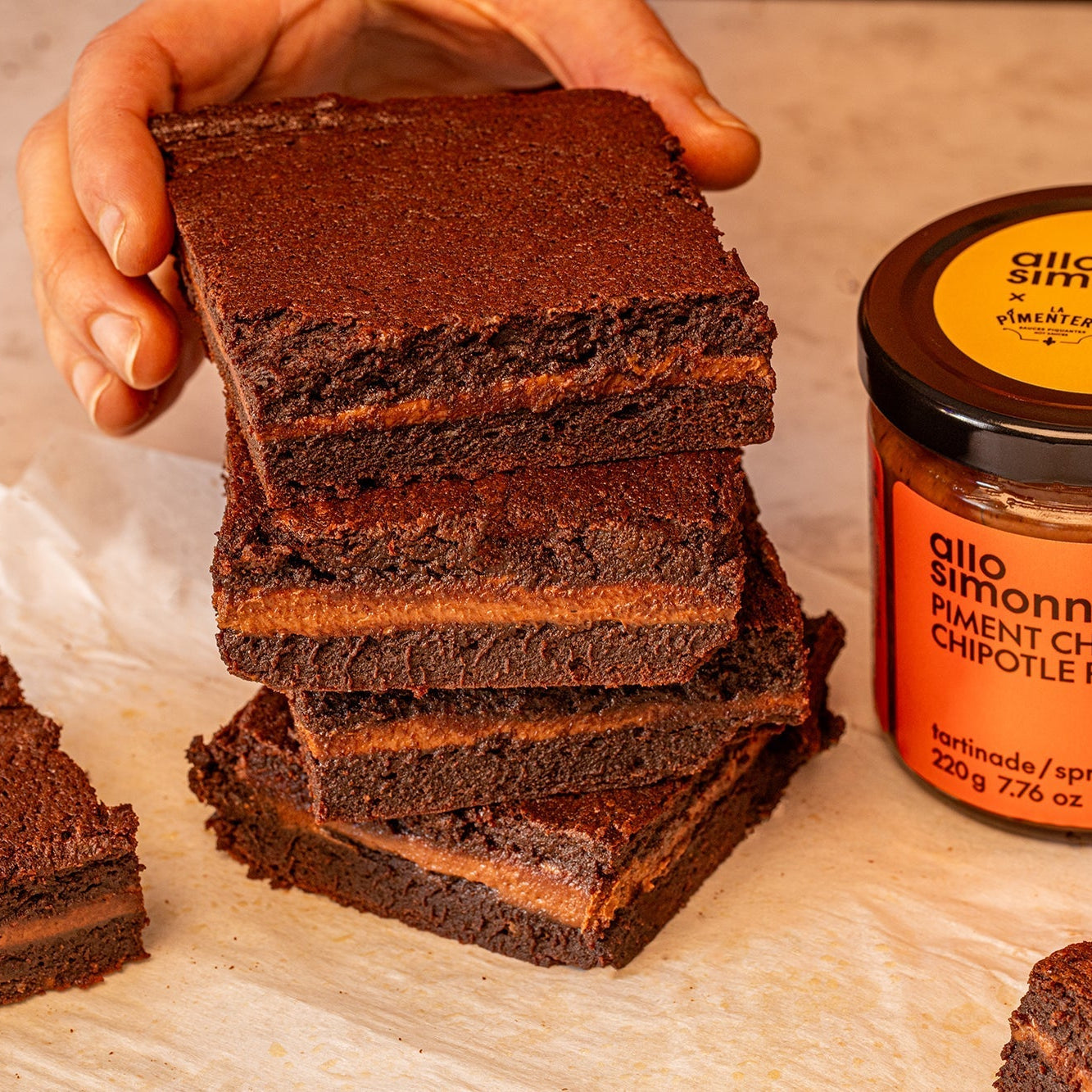 Brownies à l'érable et au chipotle