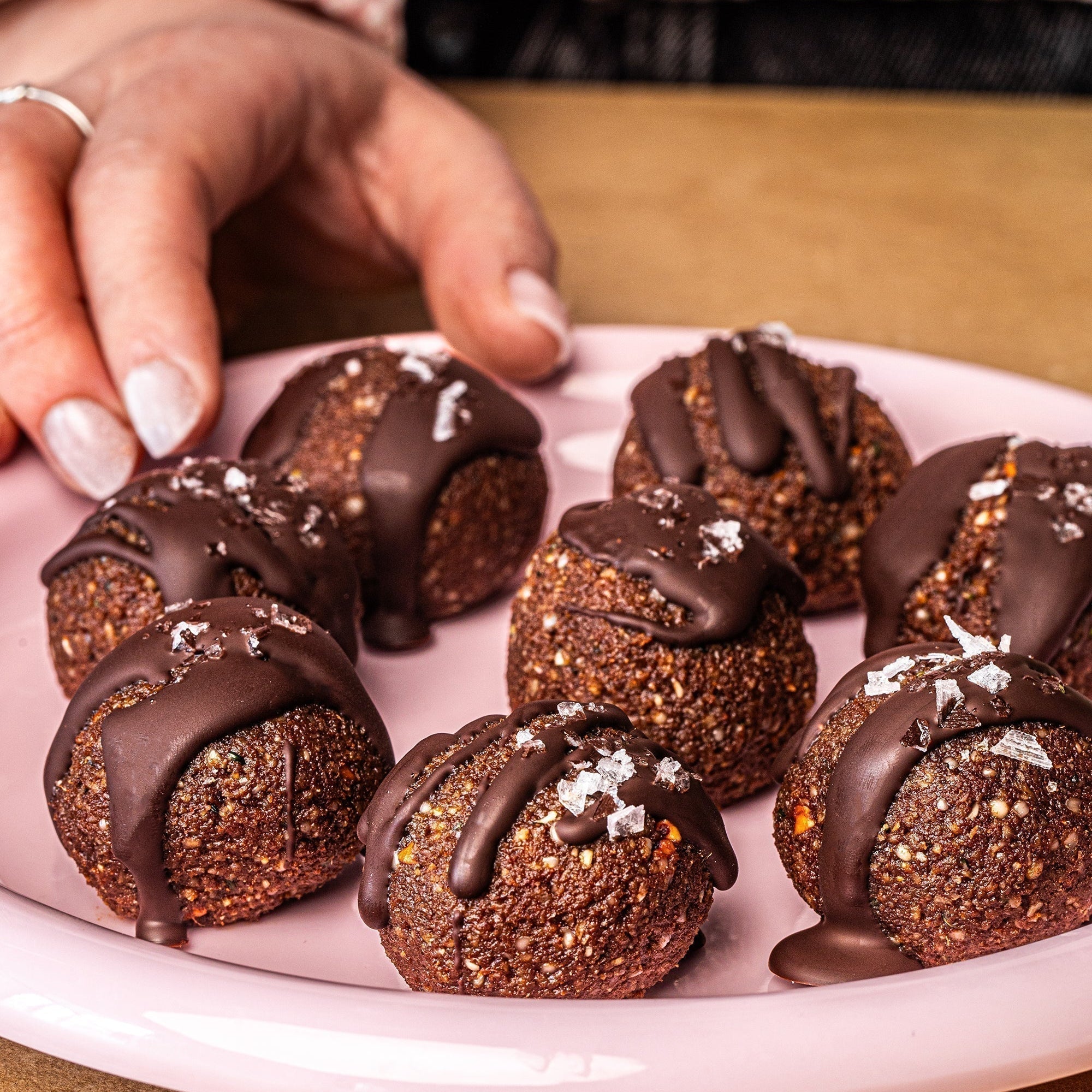 Truffes choco noisette et sarrasin
