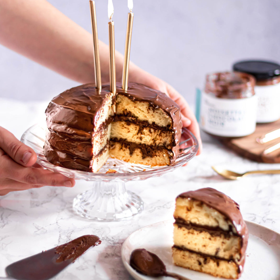 Gâteau au yogourt façon layer cake