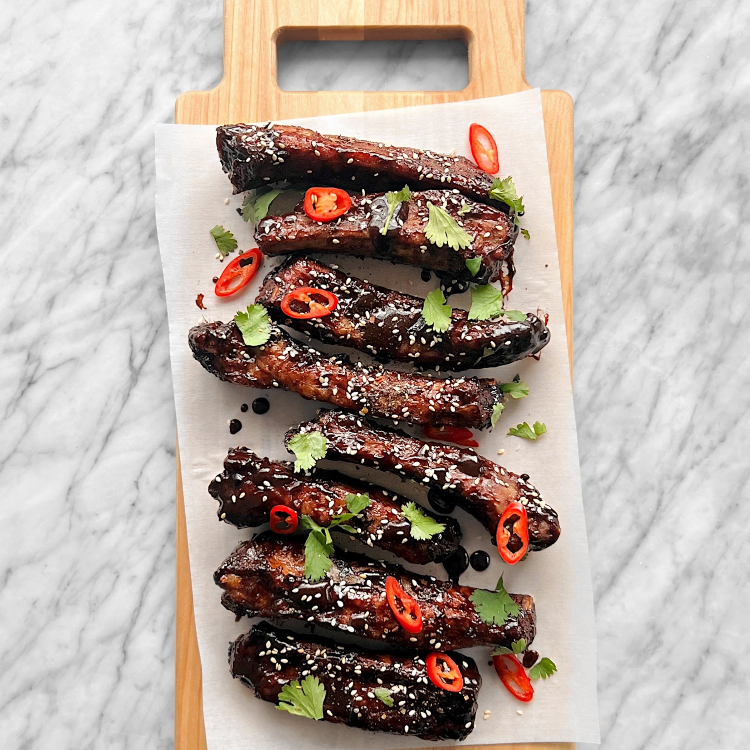 Sticky ribs cacao de Grué Allo Simone