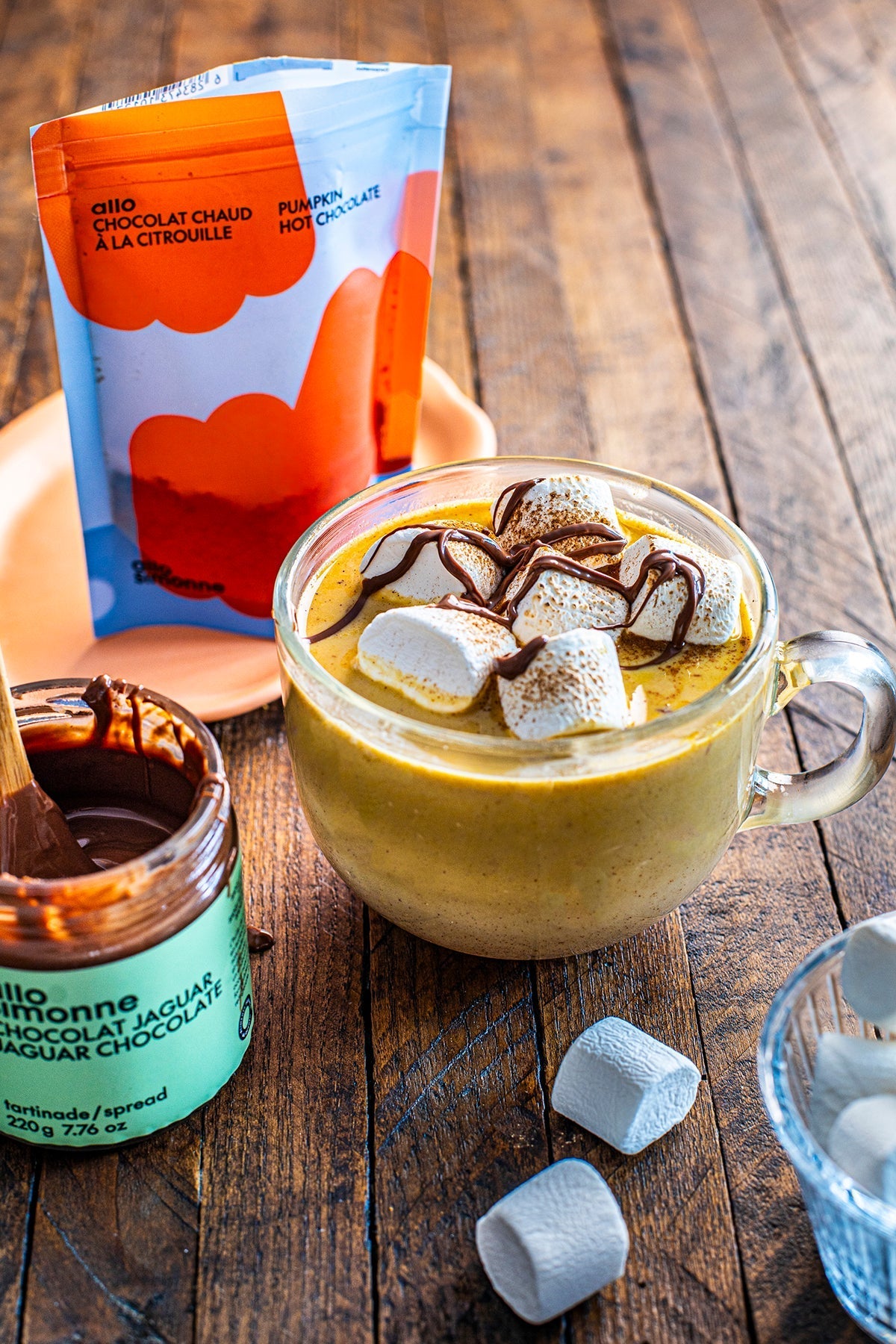 Chocolat chaud à la citrouille