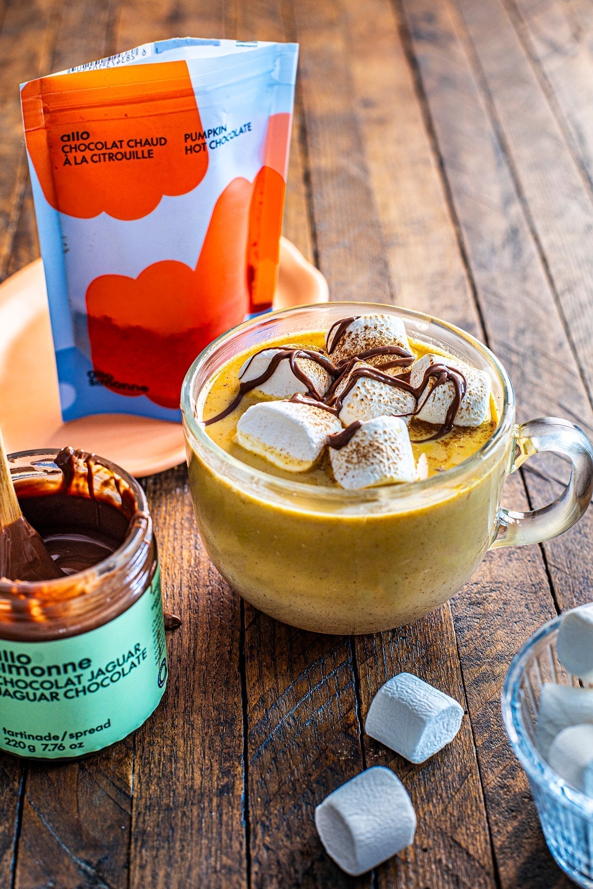 Chocolat chaud à la citrouille