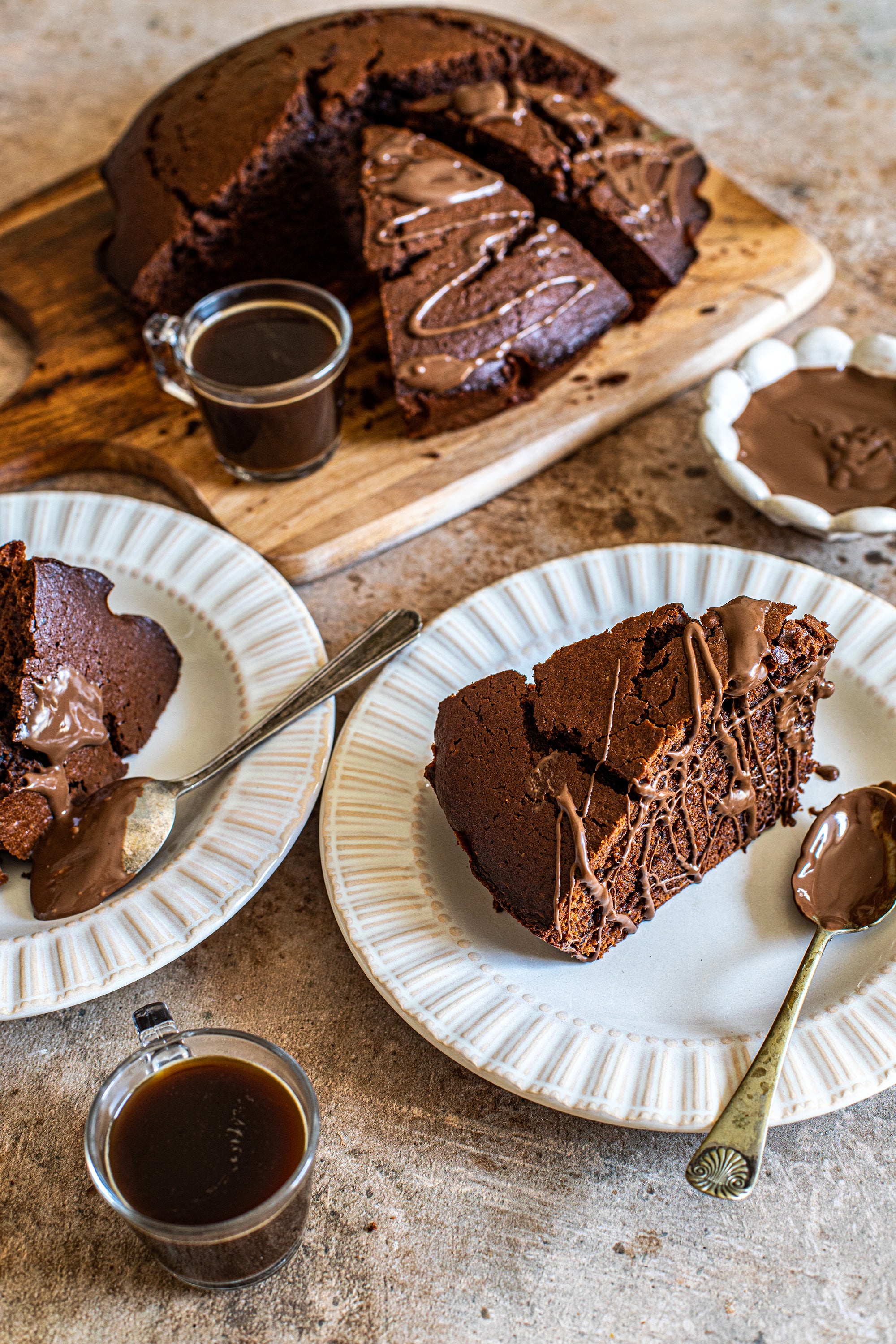 Gâteau moelleux chocolat et huile d'olive