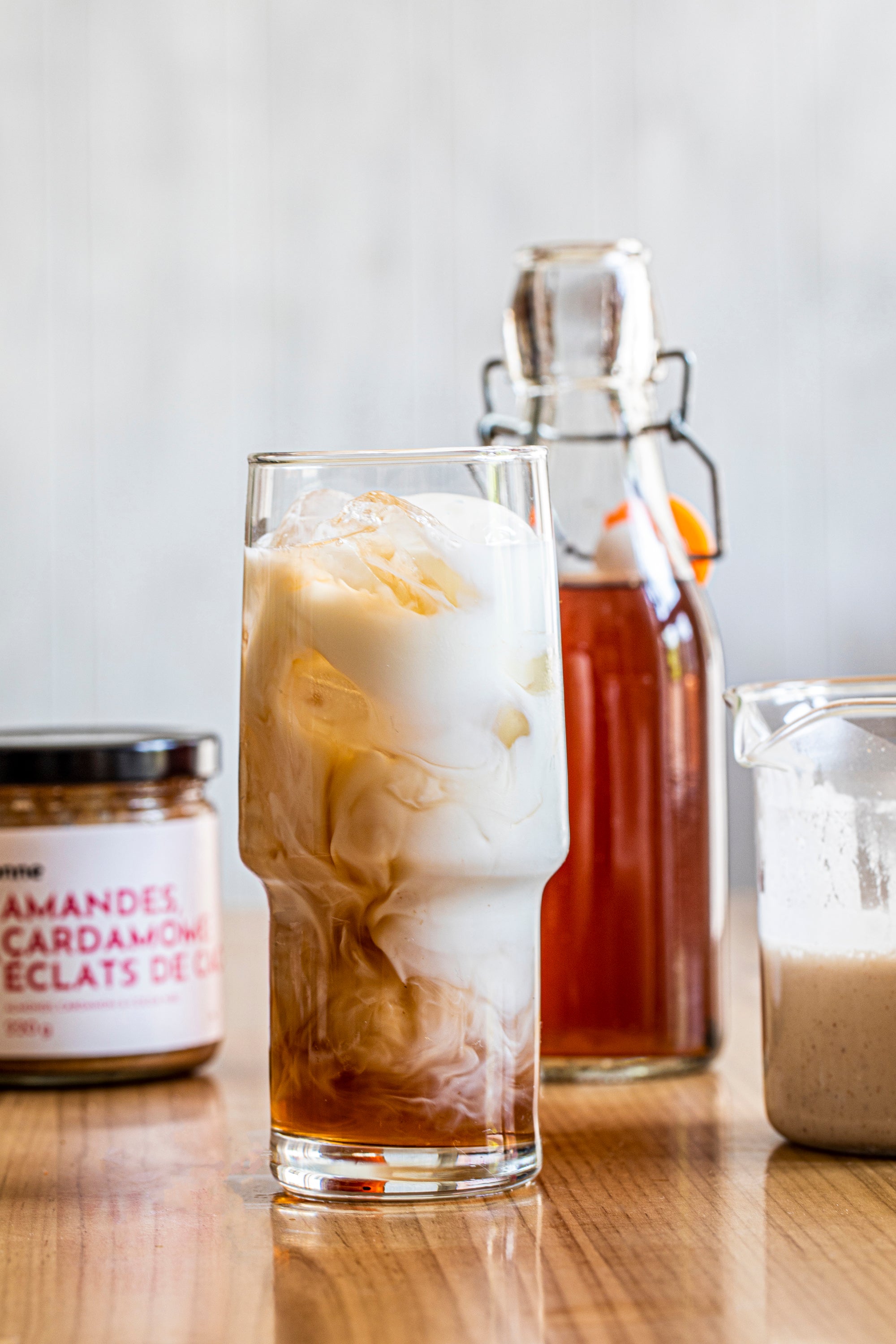 Iced chaï latte amandes et cardamome