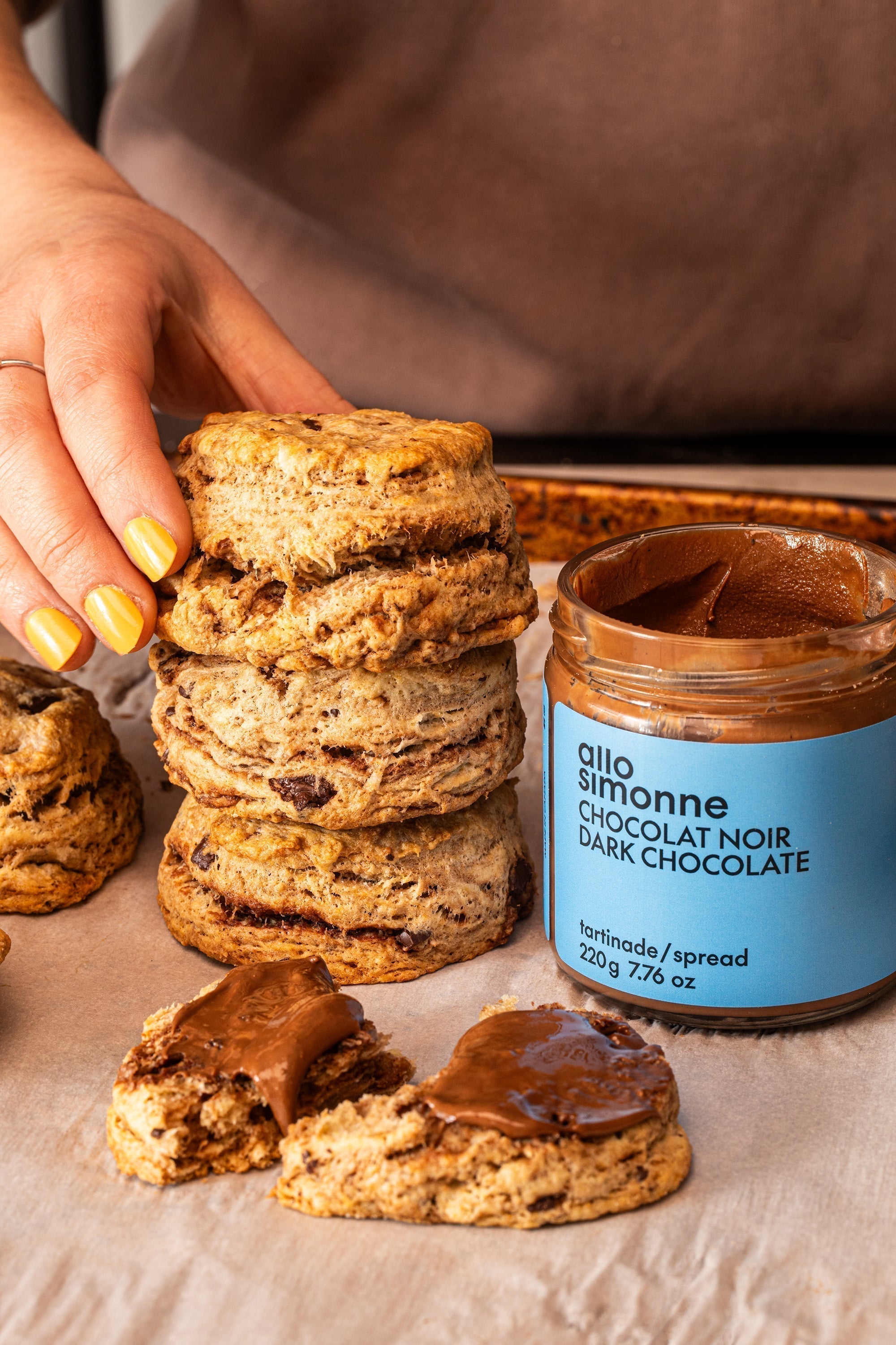 Scones chocolatés