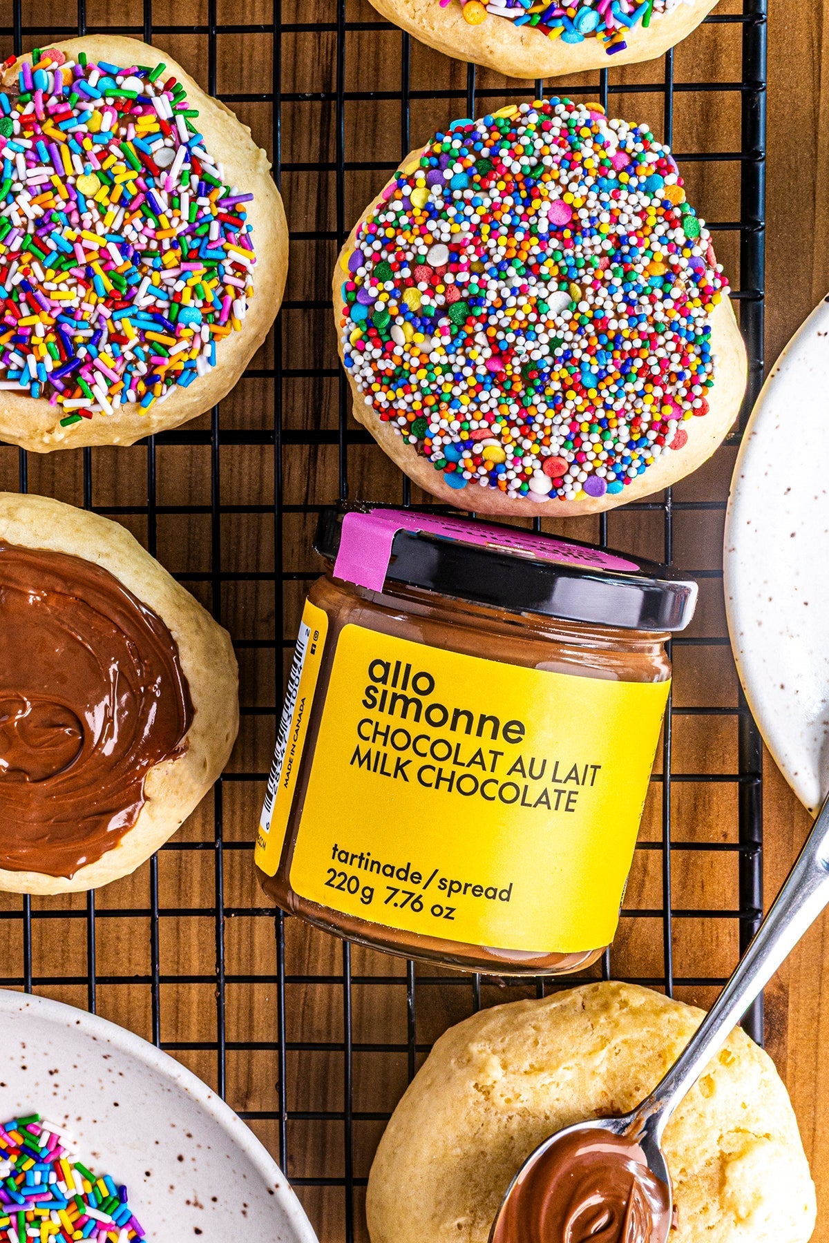 Galettes moelleuses noisette et confettis