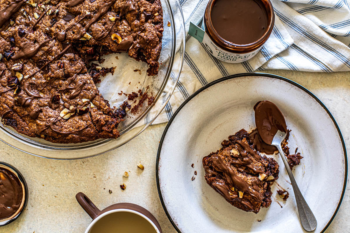 Biscuit géant choco-noisette à partager