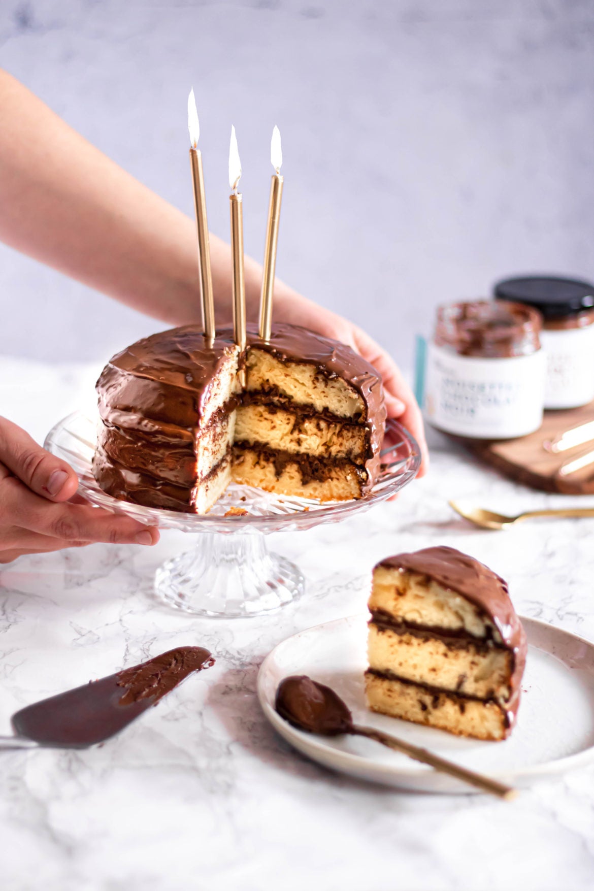 Gâteau au yogourt façon layer cake