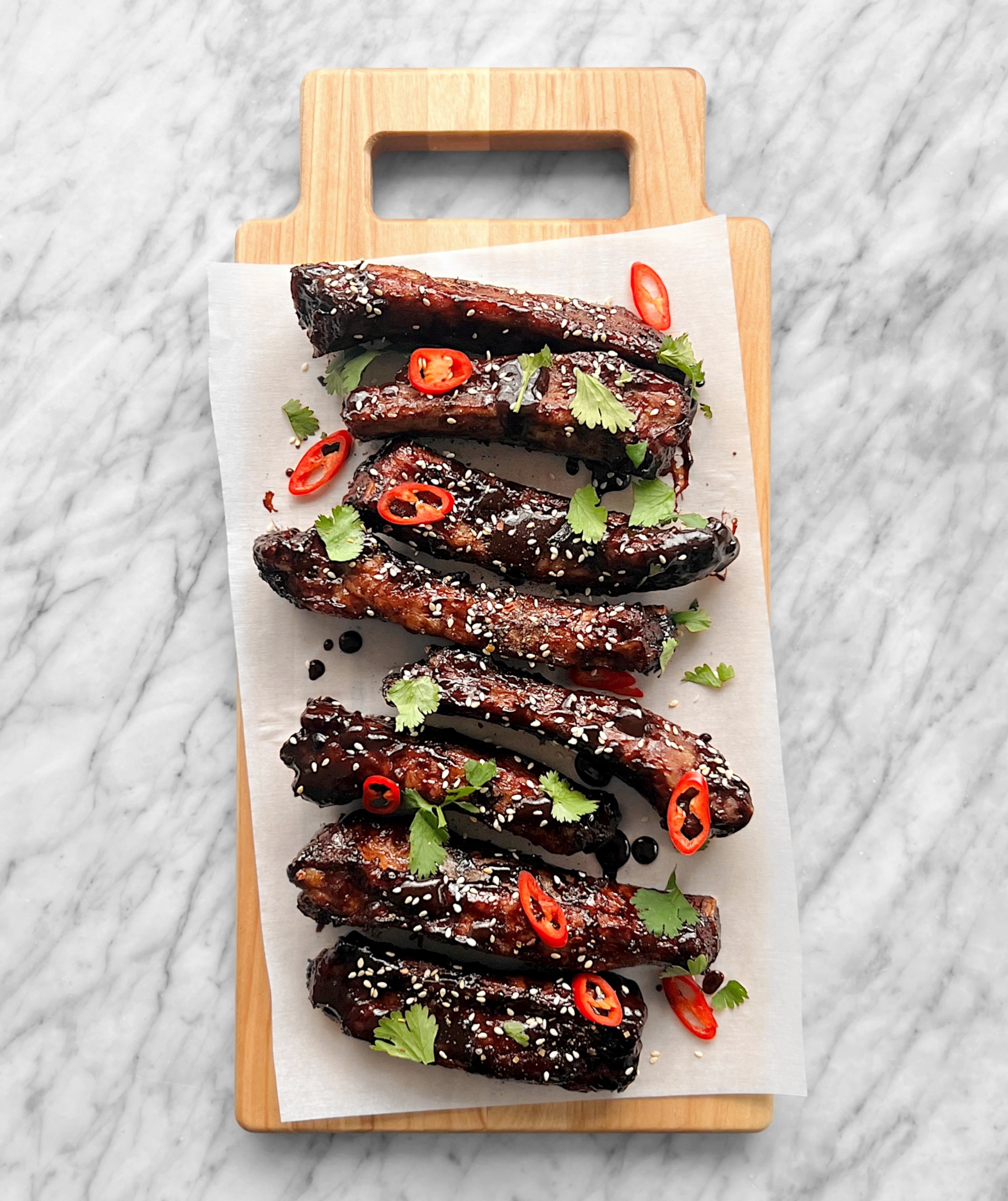 Sticky ribs cacao de Grué Allo Simone