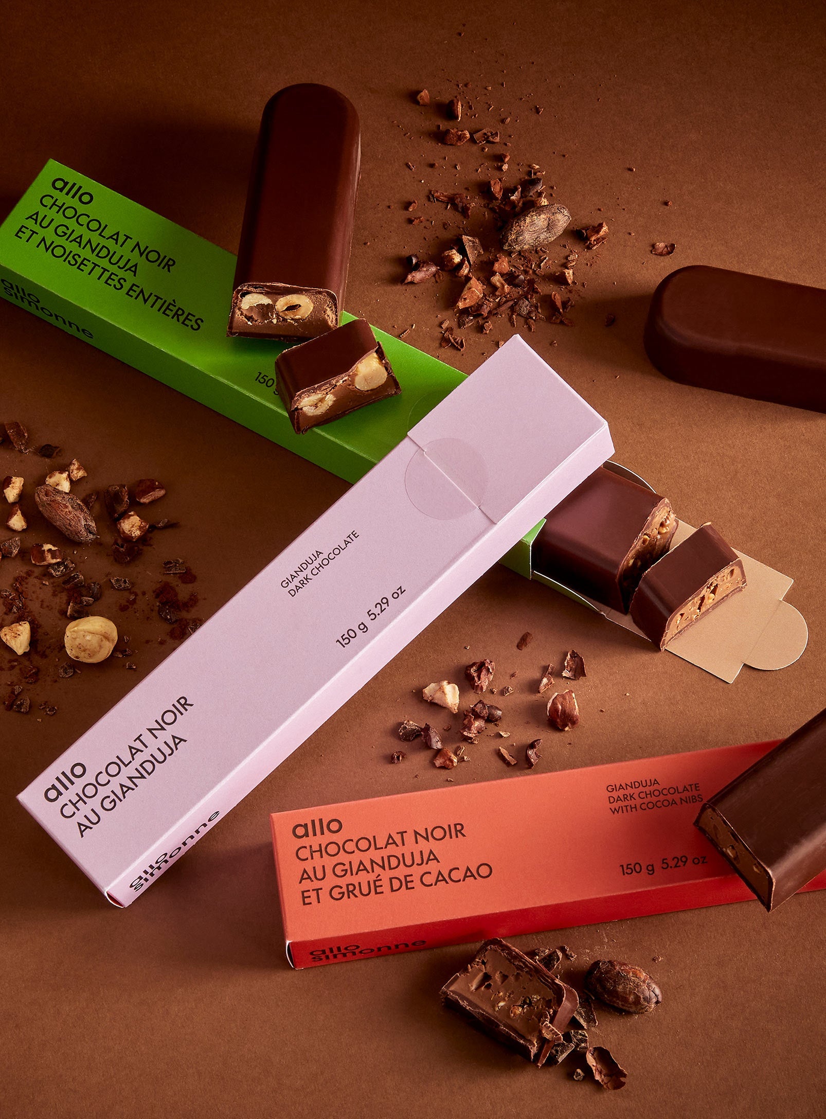 Barres gianduja