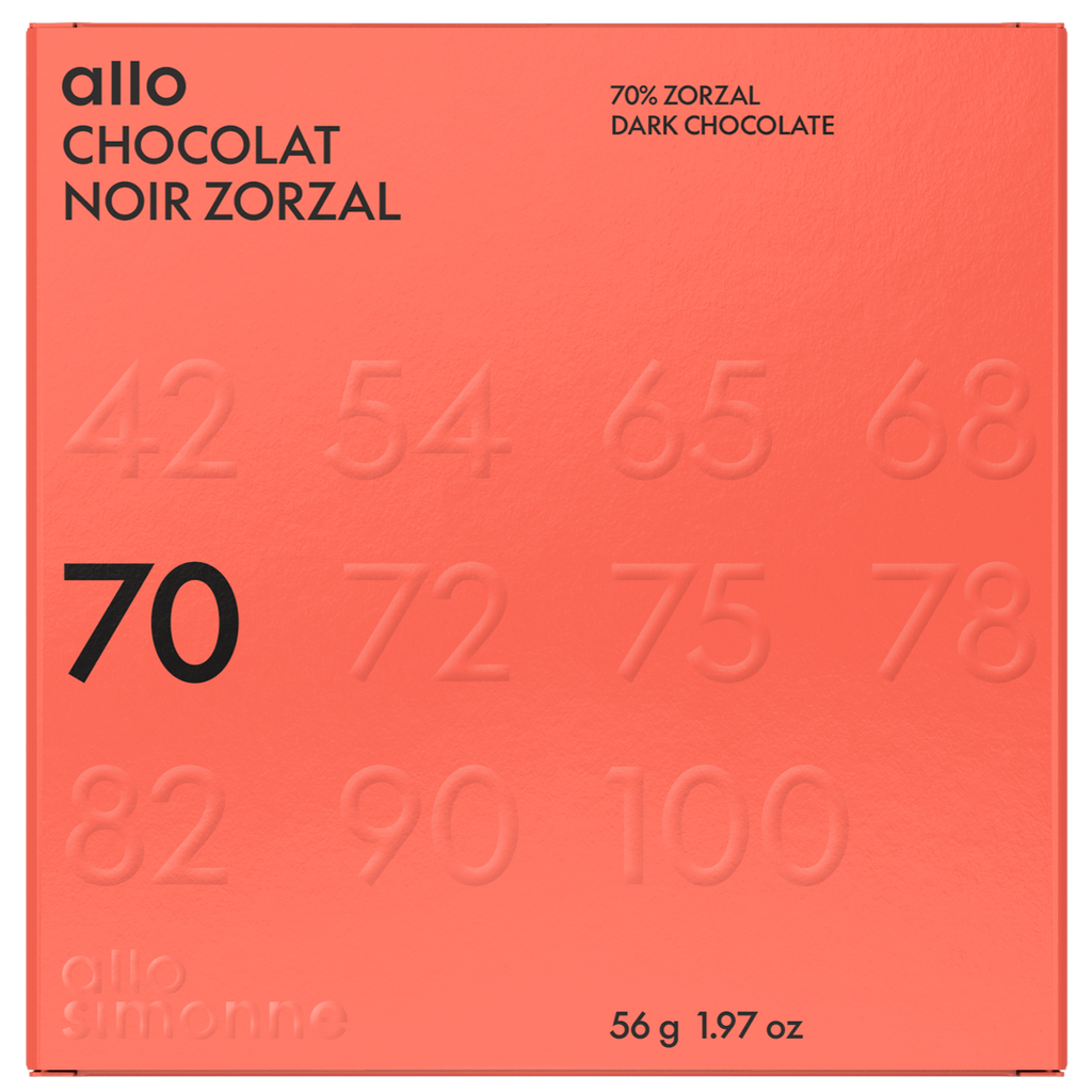 Chocolat noir Zorzal 70% - République Dominicaine