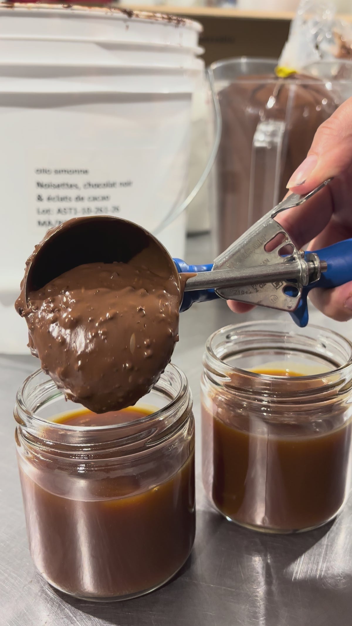 caramel au chocolat et banane
