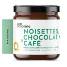 Pot de Tartinade Noisettes Chocolat Noir et Café de chez Allo Simonne