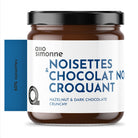 Pot de Tartinade Noisettes et Chocolat Noir Croquant de chez Allo Simonne